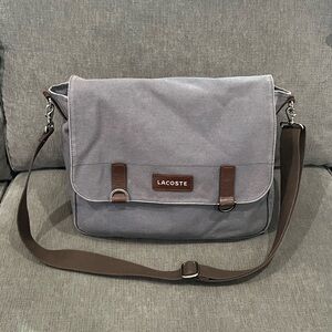 Lacoste Canvas Messenger Bag